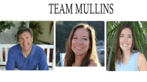 Team Mullins Header Picture of Fred, his wife, and daughter running in a horizontal row